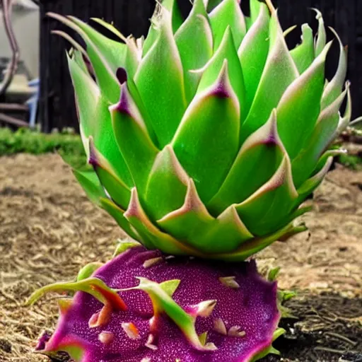 Prompt: how dragonfruit grows