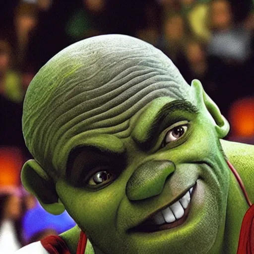 Prompt: Kevin Garnett as Shrek