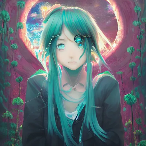 Danbooru Oil Hatsune Miku Painting Trending Anime 