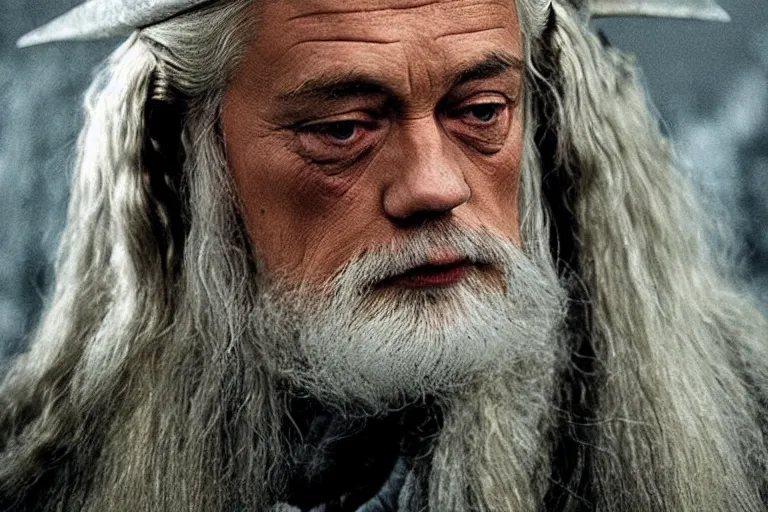 Image similar to geert wilders as gandalf in lord of the rings