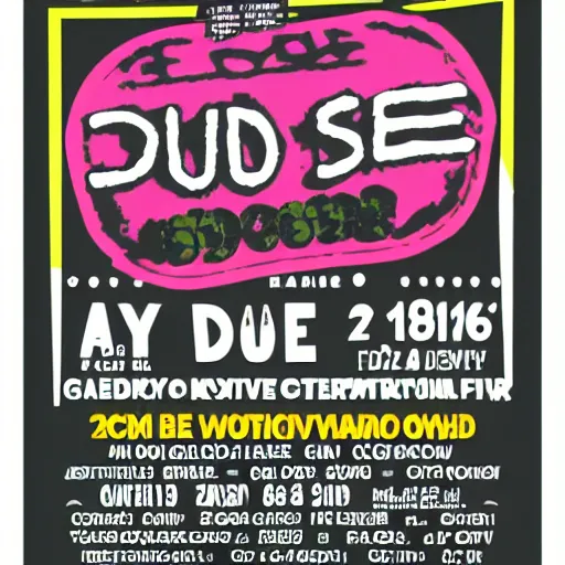 Image similar to acid house flyer