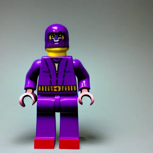 Prompt: Thanos as a lego figure