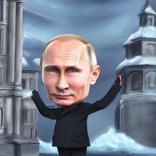 Vladimir Putin as an anime : r/weirddalle