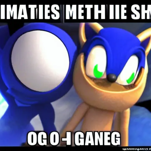 Image similar to meme sanic gotta go fast sandwich