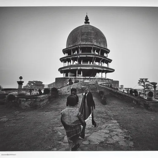 Image similar to real photo of raghu rai's work