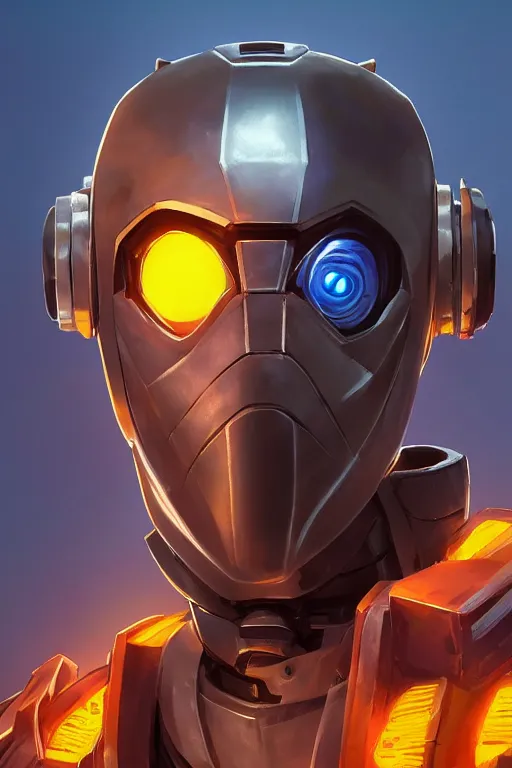 Image similar to epic mask helmet robot ninja portrait stylized as fornite style game design fanart by concept artist gervasio canda, behance hd by jesper ejsing, by rhads, makoto shinkai and lois van baarle, ilya kuvshinov, rossdraws global illumination radiating a glowing aura global illumination ray tracing hdr render in unreal engine 5