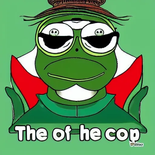 Image similar to pepe the frog as confucius.