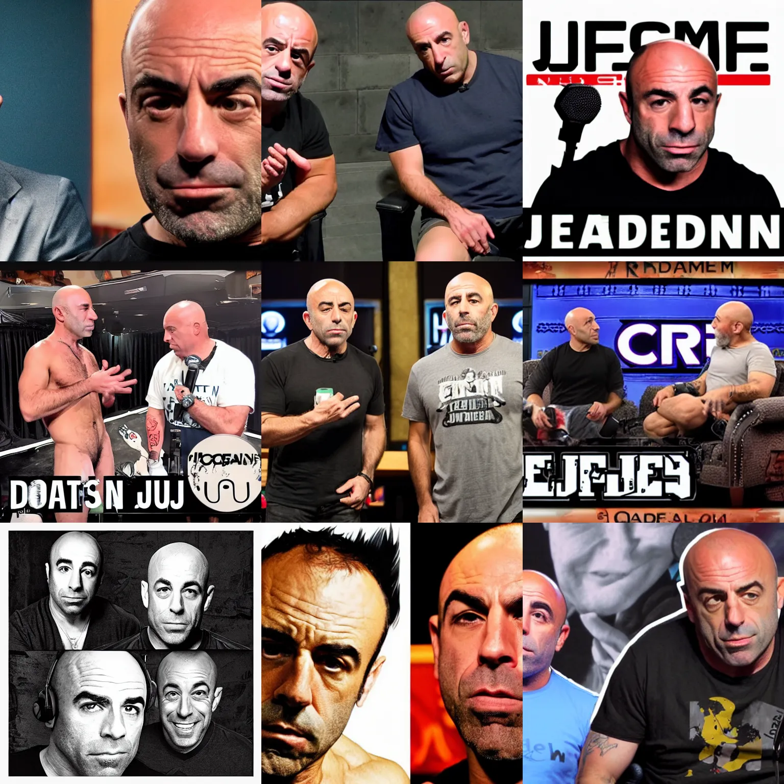 Prompt: joe rogan interviewing the sandman on the jre podcast