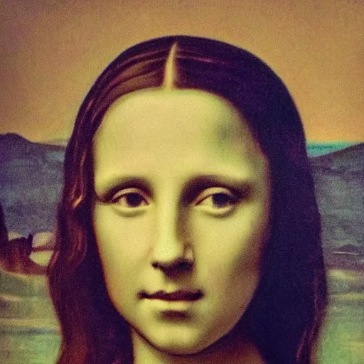 Image similar to Millie Bobby Brown as the Mona Lisa