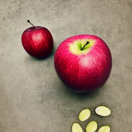 Image similar to balance with one apple