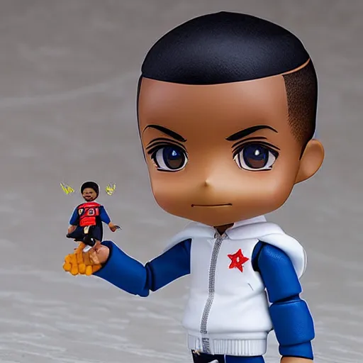 Image similar to wizkid, nendoroid of wizkid, figurine, detailed product photo,