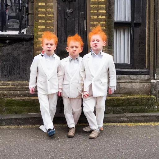 Image similar to ginger twin boys on South London street