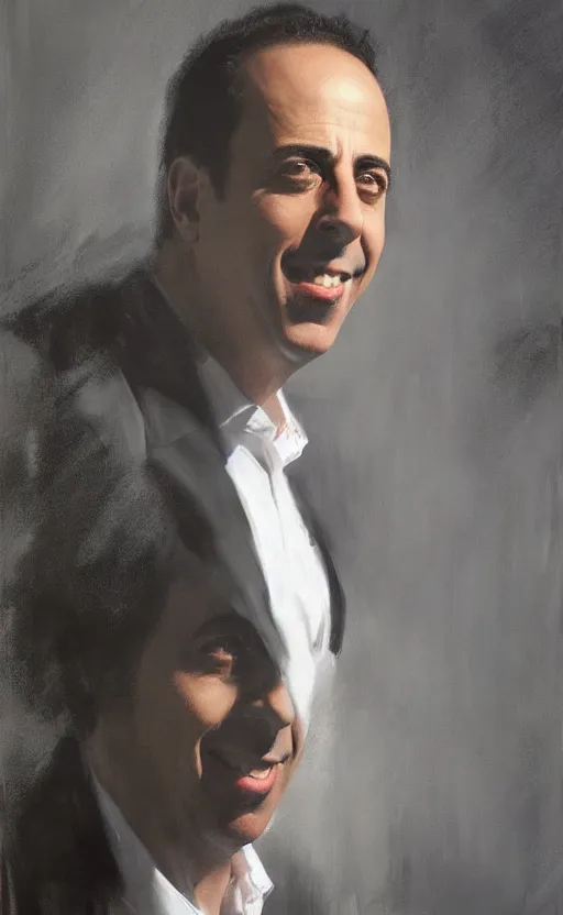 Image similar to jerry seinfeld by zhaoming wu, nick alm