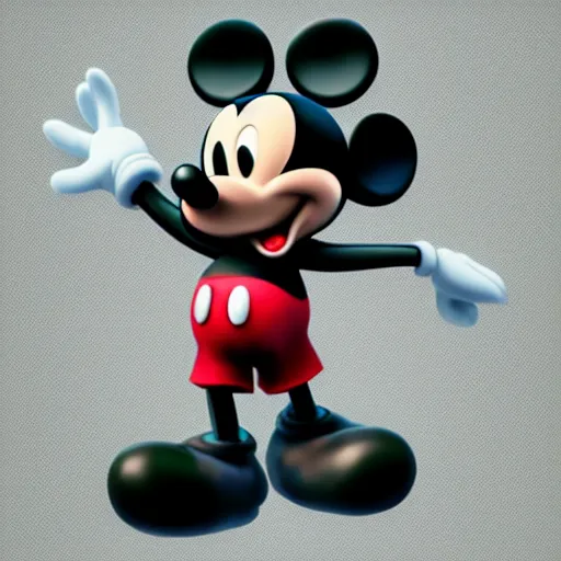 Image similar to mickey mouse [ as a human ], trending on unsplash, zbrush contest winner, [ 4 k photorealism ]!!