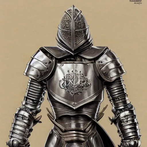 Prompt: knight whom armour made from Dr. Pepper cans, highly detailed, digital painting, artstation, concept art, smooth, sharp focus, illustration, ArtStation, art by artgerm and greg rutkowski and alphonse mucha and J. C. Leyendecker and Edmund Blair Leighton and Katsuhiro Otomo and Geof Darrow and Phil hale and Ashley wood and Ilya repin and Charlie Bowater