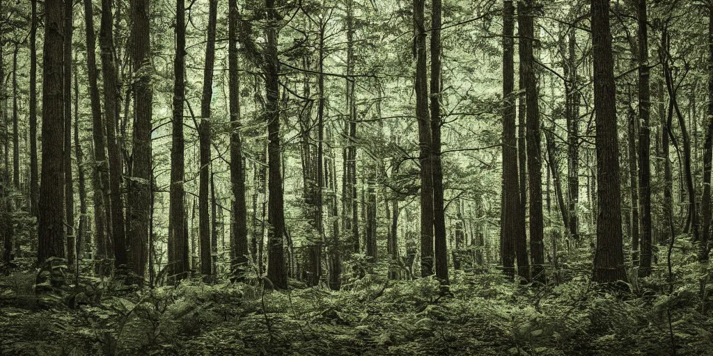 Prompt: Deep inside forest, XF IQ4, 150MP, 50mm, f/1.4, ISO 200, 1/160s, natural light, Adobe Photoshop, Adobe Lightroom, DxO Photolab, polarizing filter, Sense of Depth, AI enhanced, HDR