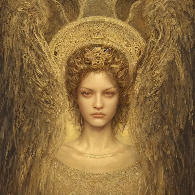 Prompt: angel watching demon, 3 d render, artstation, high face symmetry, intricate, masterpiece, award winning, high face symmetry, intricate, digitalillustration, by greg rutkowsky, and ilya repin