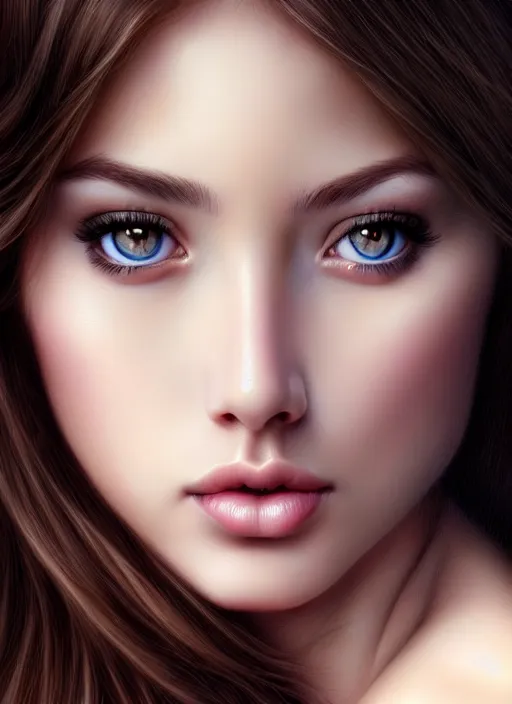 Image similar to a gorgeous female photo, professionally retouched, realistic, smooth face, perfect eyes, symmetrical, full body shot, wide angle, sharp focus on eyes, 8 k high definition, insanely detailed, intricate, elegant, art by artgerm