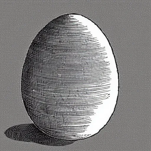 Image similar to an egg as a us patent