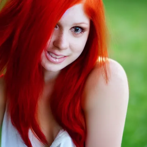 Image similar to girl with red hair