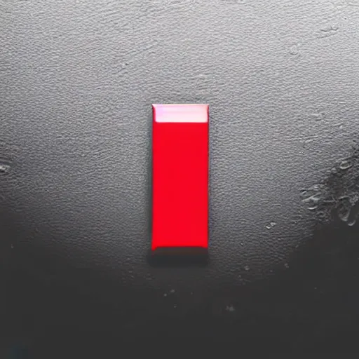 Image similar to close photograph of a cd cover with a small red rectangle on its side