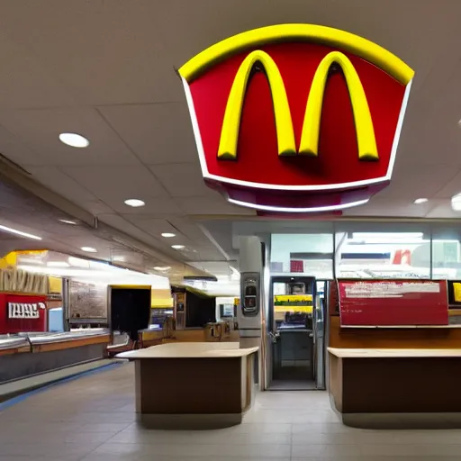 Prompt: brutalist mcdonalds