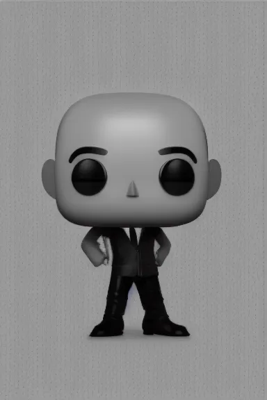 Image similar to “ very very intricate photorealistic jeff bezos funko pop on a white background, detailed studio lighting, award - winning crisp details ”