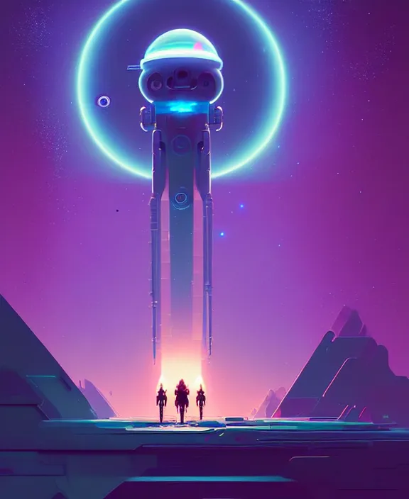 Image similar to robotic expedition of star birth by christopher balaskas and anton fadeev and beeple and norman rockwell, asymmetrical!!, asymmetry!!, hyperrealistic, energy motes, solarpunk, high contrast, intricate details, ultra detailed, space, nebula, sharp focus, astronomy, architecture concept, crisp edges, sharp edges, hdr, mist, reflections