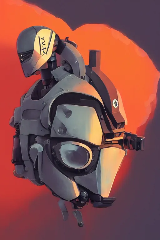 Image similar to robot ninja mask helmet metal gear solid training suit swat commando, aesthetic octane render, 8 k hd resolution, by ilya kuvshinov and cushart krentz and gilleard james, by carl warner and jim woodring, trending on artstation : 1. 5, sweet joy harmony color scheme