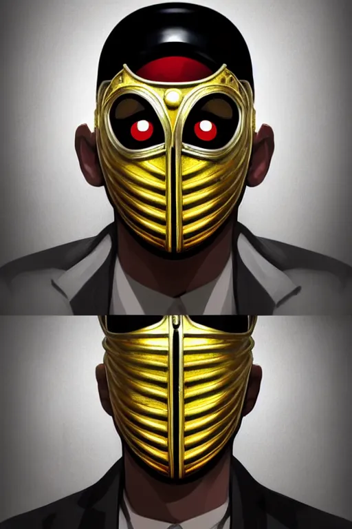 Image similar to masked boy palestine. pop art, pixel, bioshock art style, face features, body features, ultra realistic art, digital painting, concept art, smooth, sharp focus, illustration, intricate, without duplication, elegant, confident posse, art by artgerm and richard hamilton and mimmo rottela, kirokaze and paul robertson