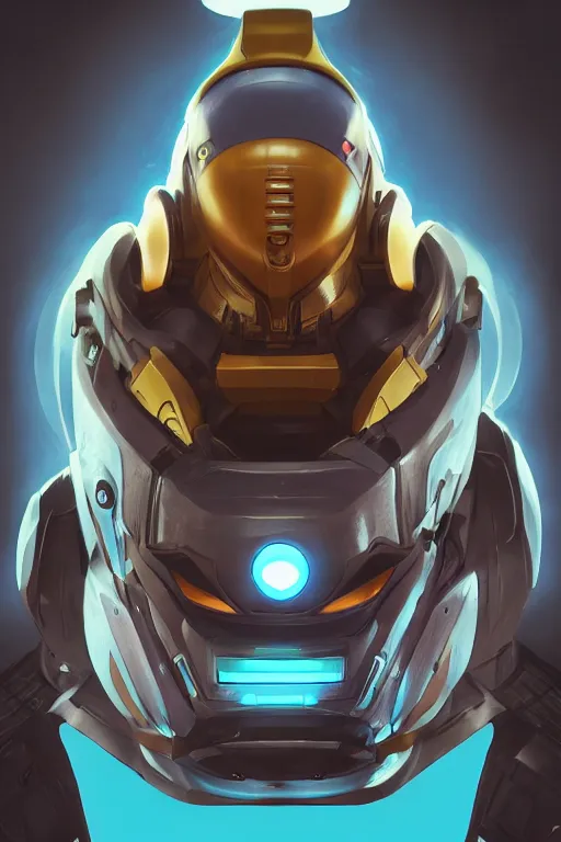 Image similar to epic mask helmet robot ninja portrait stylized as fornite style game design fanart by concept artist gervasio canda, behance hd by jesper ejsing, by rhads, makoto shinkai and lois van baarle, ilya kuvshinov, rossdraws global illumination radiating a glowing aura global illumination ray tracing hdr render in unreal engine 5