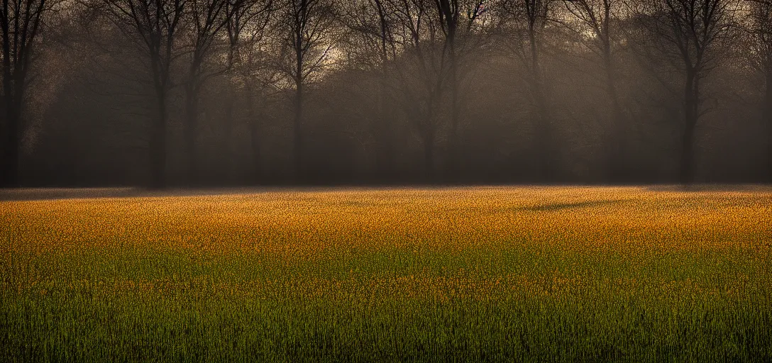 Image similar to diffused light in the meadows