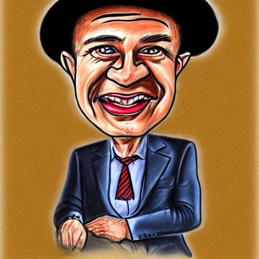 Image similar to caricature drawing of Wayne Johnson.