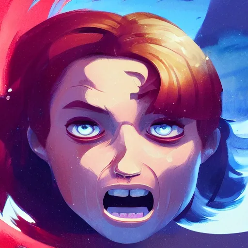 Image similar to face icon stylized minimalist the poseidon adventure 1 9 7 2, loftis, cory behance hd by jesper ejsing, by rhads, makoto shinkai and lois van baarle, ilya kuvshinov, rossdraws global illumination