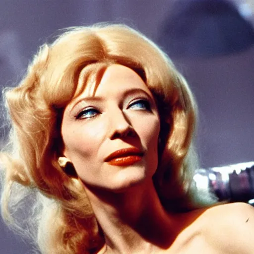 Image similar to cate blanchett as barbarella (1968)