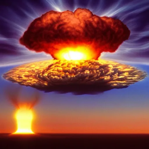 Image similar to nuclear explosion, 4 k