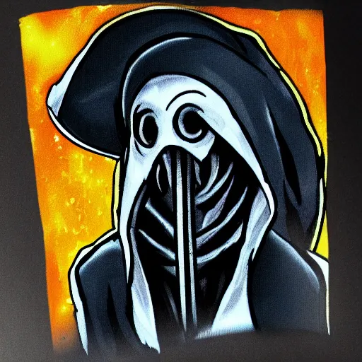 Image similar to tech plague doctor