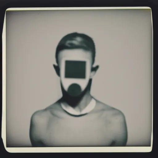 Image similar to polaroid photo of a faceless person