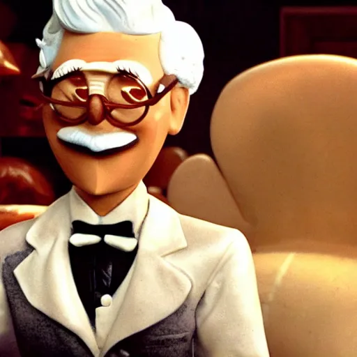 Prompt: colonel sanders in coraline