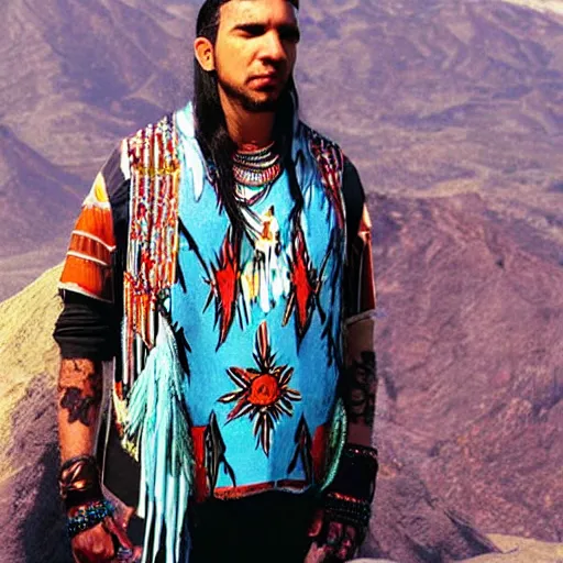 Prompt: native american drake