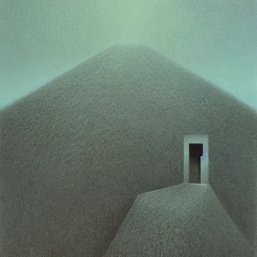 Image similar to Nothingness made by Zdzislaw Beksinski