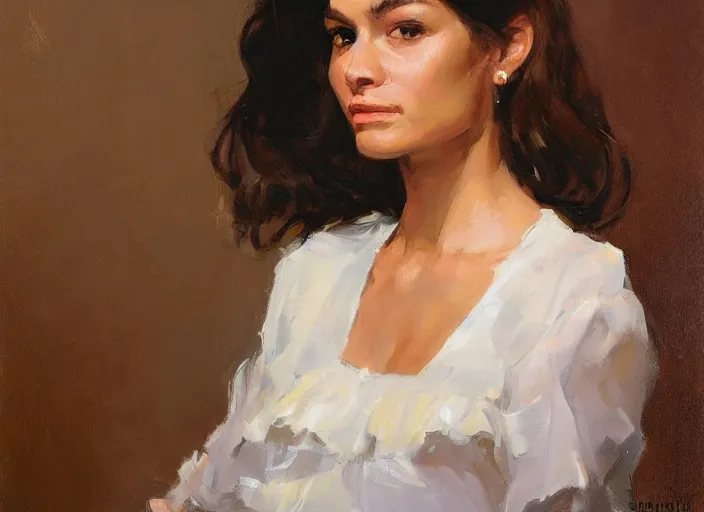 Image similar to a highly detailed beautiful portrait of valentina paz, by gregory manchess, james gurney, james jean