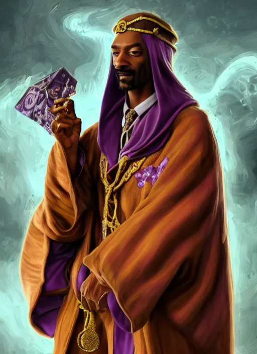 Prompt: snoop dogg as a mage, short beard, grumpy, intricate purple robes, Ivan Aivakovsky, Boris Vallejo, epic fantasy character art, D&D Concept Art, full length, ultra Realistic, Regal, Refined, Detailed Digital Art, Exquisite detail, post-processing, masterpiece, Cinematic Lighting, Unreal Engine, 8k, HD,