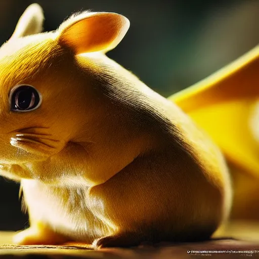 Image similar to national geographic photo of raichu, pokemon in the wild, intricate, portrait, 8 k highly professionally detailed, hdr, award winning