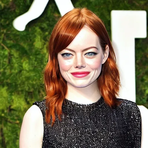 Prompt: emma stone as avocado