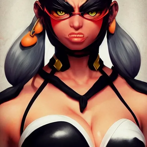 Image similar to black cat as a street fighter character, cg animation, capcom, realistic, character select portrait, by artgerm, greg rutkowski, alphonse mucha, 3 d