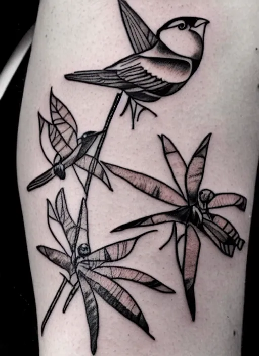 Prompt: sailor sparrow tattoo