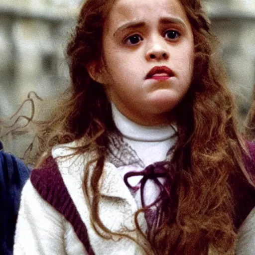 Image similar to Hermione Granger with down syndrome