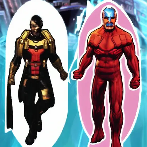 Image similar to Bishop X man, marvel character