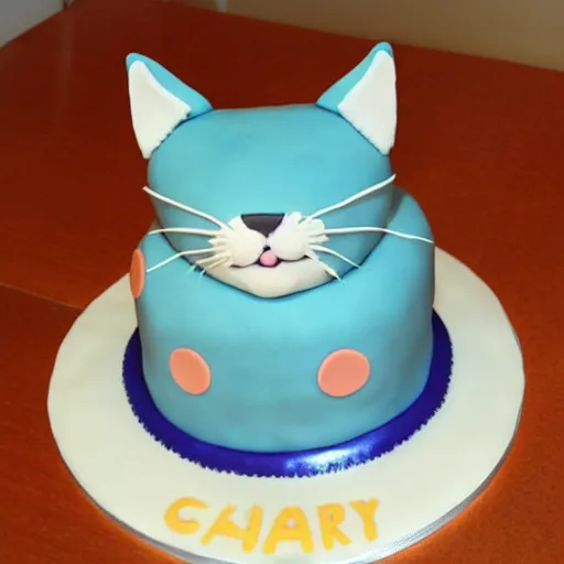 Image similar to a a cake that looks like a real cat